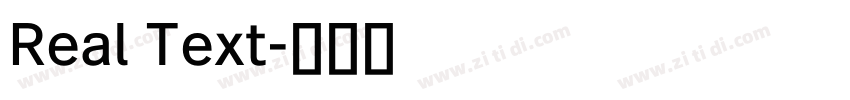Real Text字体转换